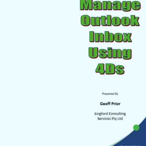 Manage Outlook Inbox using 4Ds – Training Manual